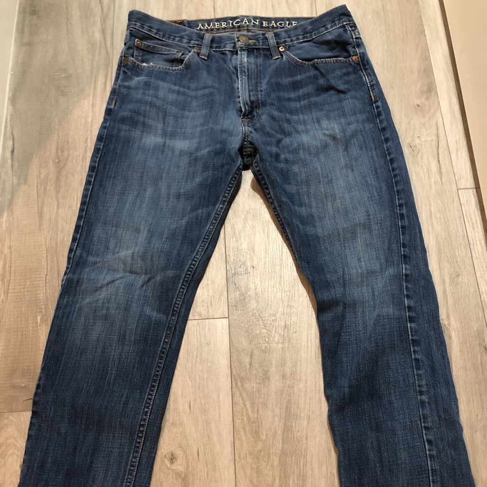 Men’s American Eagle Dark Wash Straight Leg Jeans